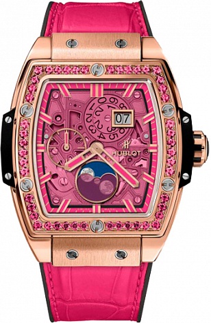 Replica Hublot Spirit of the Big Bang Moonphase Pink 647.OX.7381.LR.1233 watch